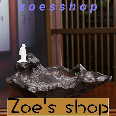 zoe-花器 種植盆 中國風花盆陶瓷創意個性君子蘭菖蒲盆栽仿石大號粗陶透氣復古盆器