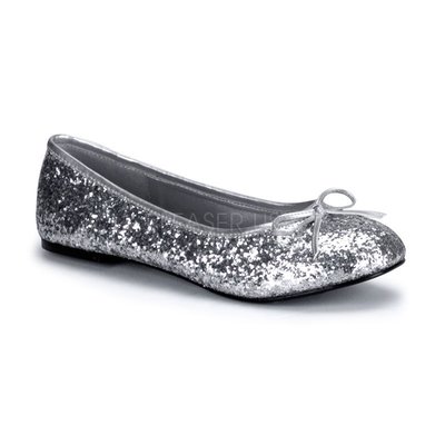 Shoes InStyle《一吋》美國品牌 FUNTASMA 原廠正品金蔥娃娃平底鞋 有大尺碼『銀色』