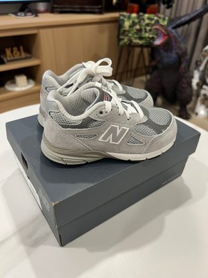 New Balance Kid 990v3 童鞋 元祖灰 鞋帶 IC990GY3 經典 全新 13.5cm