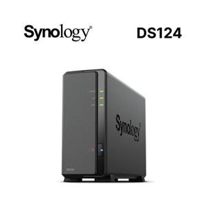 @電子街3C特賣會@全新 群暉 Synology DS124 1Bay NAS 網路儲存伺服器(不含硬碟)