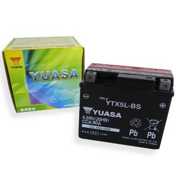 含稅 台灣 YUASA 湯淺 YTX5L 機車密閉型免保養電池 5號 機車電池 電瓶 同GTX5L