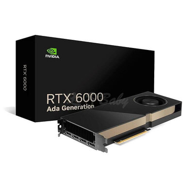 極致優品 盒裝正品英偉達NVIDIA RTX 6000 Ada 48GB 建模設計繪圖專業顯卡 KF7595