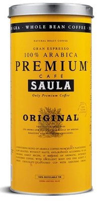 ~*萊康精品*~ 西班牙國寶級咖啡 Saula頂級優選咖啡豆 500g(桶裝)