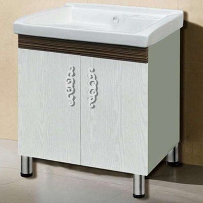 【 阿原水電倉庫 】名品衛浴 DT-9071 洗衣槽 含不鏽鋼 置物櫃 盆櫃組 浴櫃 面盆 71cm 洗衣盆櫃組