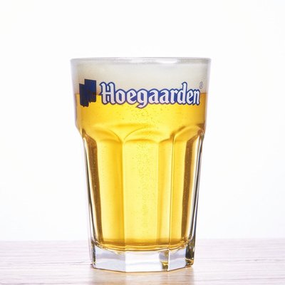 酒杯福佳啤酒專用杯比利時福佳白啤酒杯酒吧六角杯Hoegaarden杯子大號