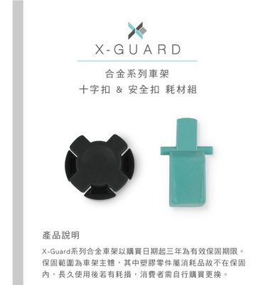 Intuitive Cube X-Guard 系列 合金系列車架「十字扣 & 安全扣」耗材組