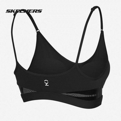 100原廠％Skechers/斯凱奇新款女子文胸針織彈性舒適運動內衣P121W049