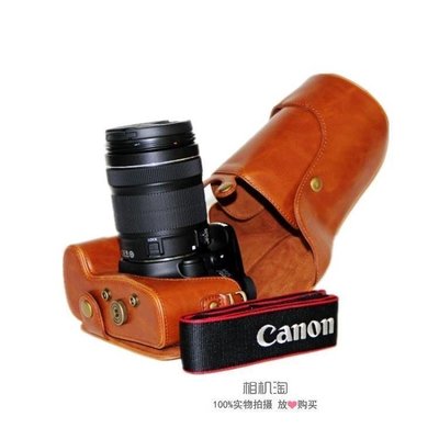 優選精品-推薦#Canon佳能 Canon 90D 80D 70D 60D皮套 90D單反相機包 攝影包 復古單肩包 規格不同價格不同