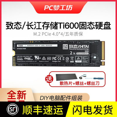 致態/長江存儲 Ti600 500G/1TB/2TB SSD固態硬盤 M.2 PCIe 4.0*4