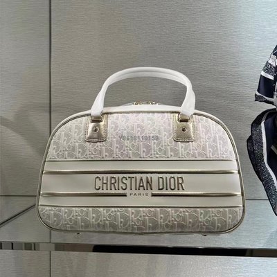 【二手】Dior/迪奧 22ss新款VIBE中號保齡球手袋女士手提包44×17×27.5cm