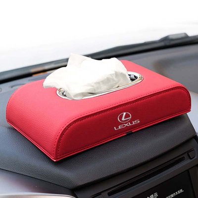 LEXUS IS250 NX200 NX300 凌志 改裝內飾汽車紙巾盒車載座式紙巾抽-概念汽車