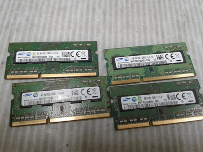 【 創憶電腦 】 三星 DDR3 1600 12800 4GB 低電壓 筆電 記憶體 直購價150元