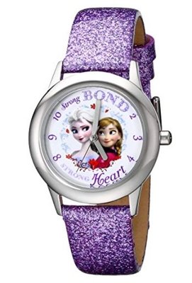 預購 美國 Disney Frozen 冰雪奇緣公主熱賣款 可愛兒童手錶 指針學習錶 高質感閃亮亮錶帶 生日禮