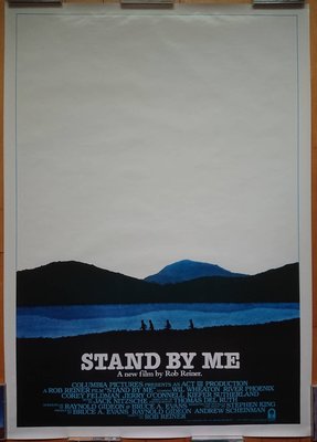 站在我這邊 Stand by Me - 美國電影海報(1986年第二刷印製再版)