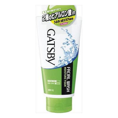 日本 GATSBY 洗面乳保濕型 130g 洗臉 潔面 潔膚 清潔 清爽 天然 玻尿酸 洗臉 柑橘香