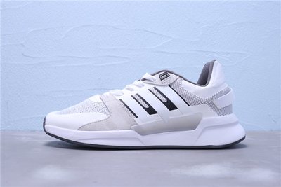 Adidas Swift NEO Run 90S 黑灰白 透氣 麂皮 休閒運動慢跑鞋 男鞋 EF0582
