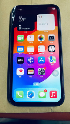 一元起標無底價～Apple iPhone11 6.1吋 128G 紫色 功能全部正常 全新螢幕 電池健康度85%