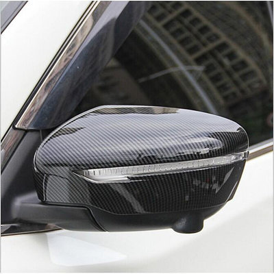 Ｍ 日產 Nissan 2015-2022年 x-trail 專用 碳纖紋 後視鏡蓋 後視鏡罩 後視