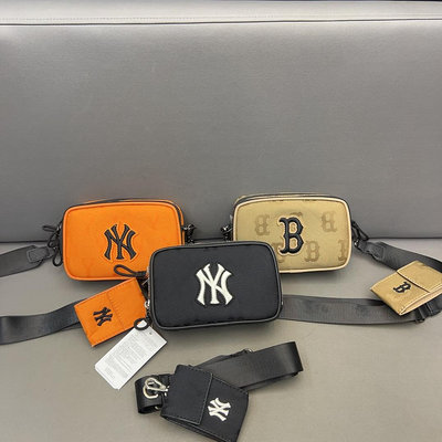 【二手包包】MLB 紐約洋基隊NY刺繡 二合一相機包 單肩斜挎包男女同款 ，經典百搭 實物拍攝   配送防塵 NO13928