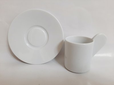 義大利設計品牌ALESSI 李查 沙伯Richard Sapper 9090系列咖啡壺搭配的濃縮咖啡對杯 2個/組