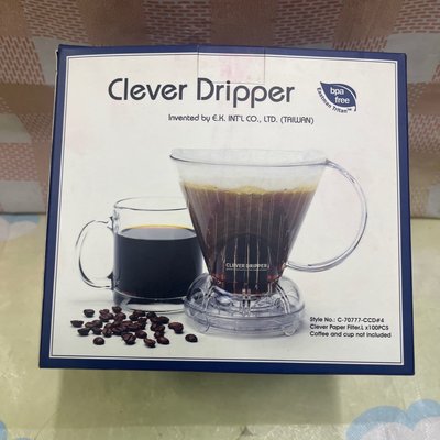 CLEVER DRIPPER.L聰明濾杯套裝組C-70777-CCD#4/泡茶器/泡咖啡器具/濾咖啡杯組/濾茶杯套組