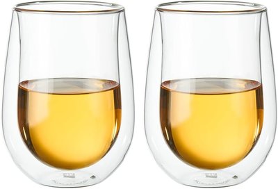 全新正品。德國雙人牌  ZWILLING J.A. Henckels。290ml 雙層玻璃酒杯兩入 。預購