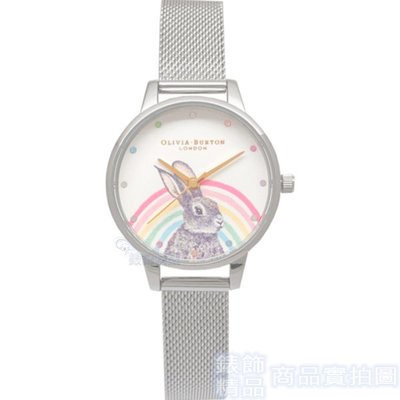 OLIVIA BURTON 手錶 OB16WL89 RAINBOW BUNNY SWAROVSKI 彩鑽時刻【錶飾精品】