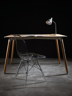 現貨 ：透明椅子北歐簡約扶手亞克力伊姆斯椅子塑料創意餐廳餐椅