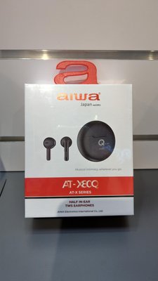 AIWA 愛華 AT-X80Q 無線藍牙立體聲耳機 ATX80Q IPX4 防水等級 智能觸控模式反應