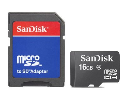 SanDisk 16G Micro SD MicroSD Class4 記憶卡 16GB
